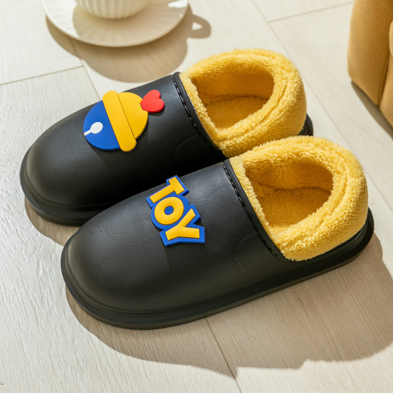 Wholesale Winter Indoor Home Thick Bottom Anti slip Warm Cute Hairy Cotton Winter Slippers